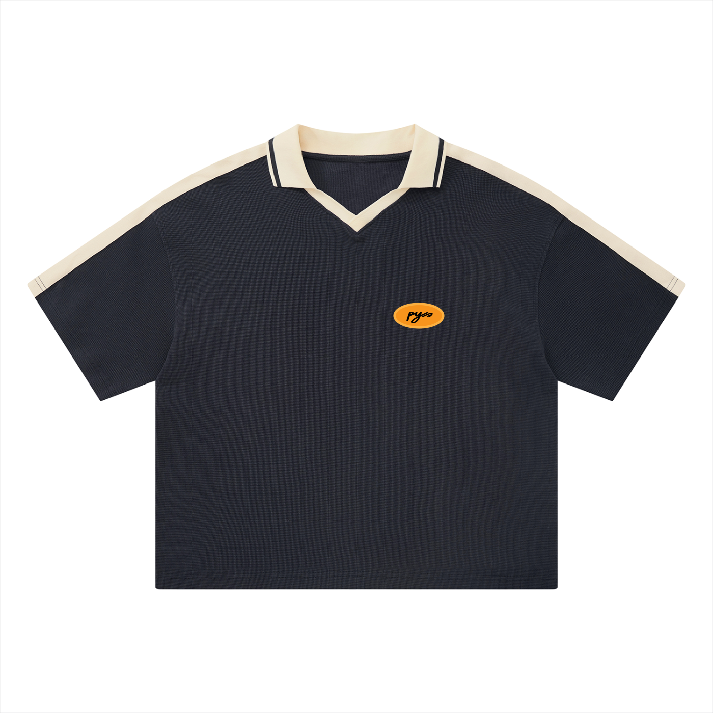 Unisex Color Block Polo Shirt