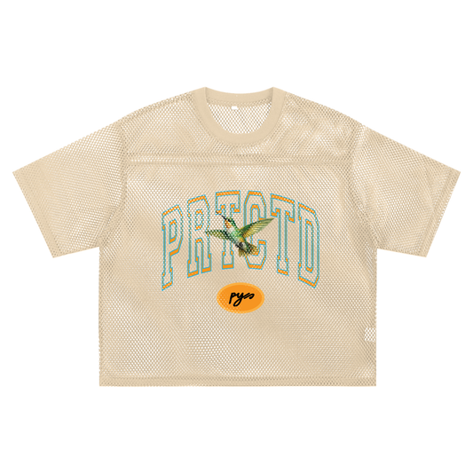 See-through Boxy Net T-Shirt