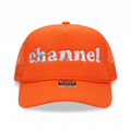 Channel trucker hat