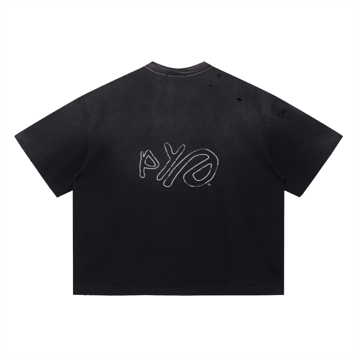 Vintage Washed Distressed Boxy Oversized T-Shirt