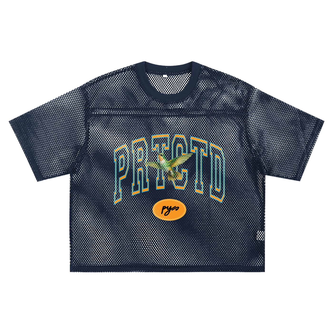See-through Boxy Net T-Shirt