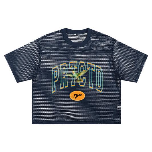 See-through Boxy Net T-Shirt